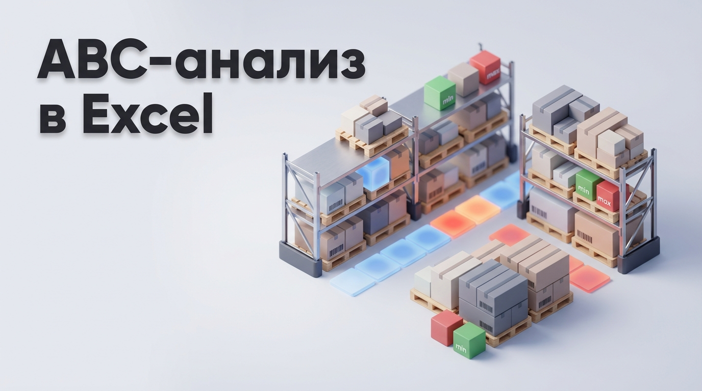ABC-анализ в Excel: пошаговый расчёт через сводные таблицы