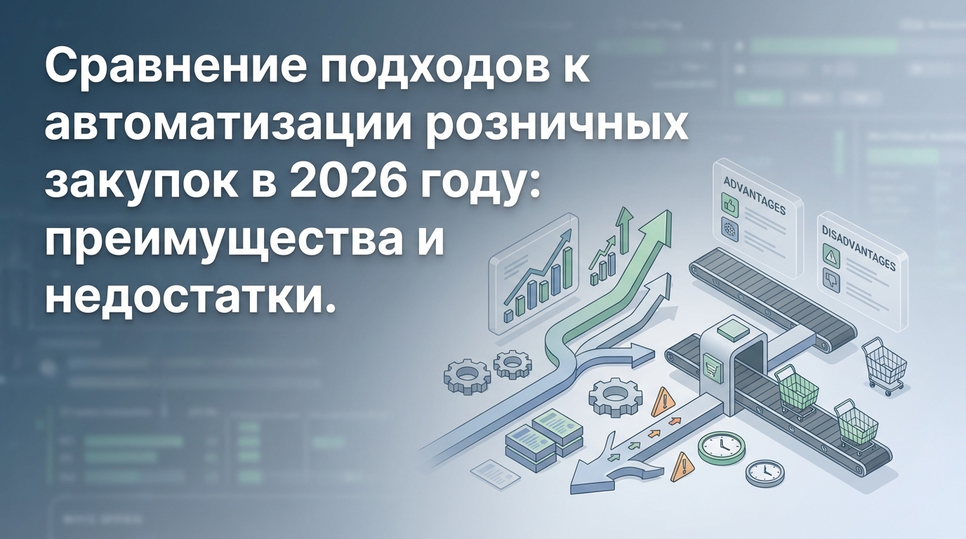 Автоматизация закупок в ритейле 2026: Сравниваем 4 подхода — от Excel до ИИ-платформ