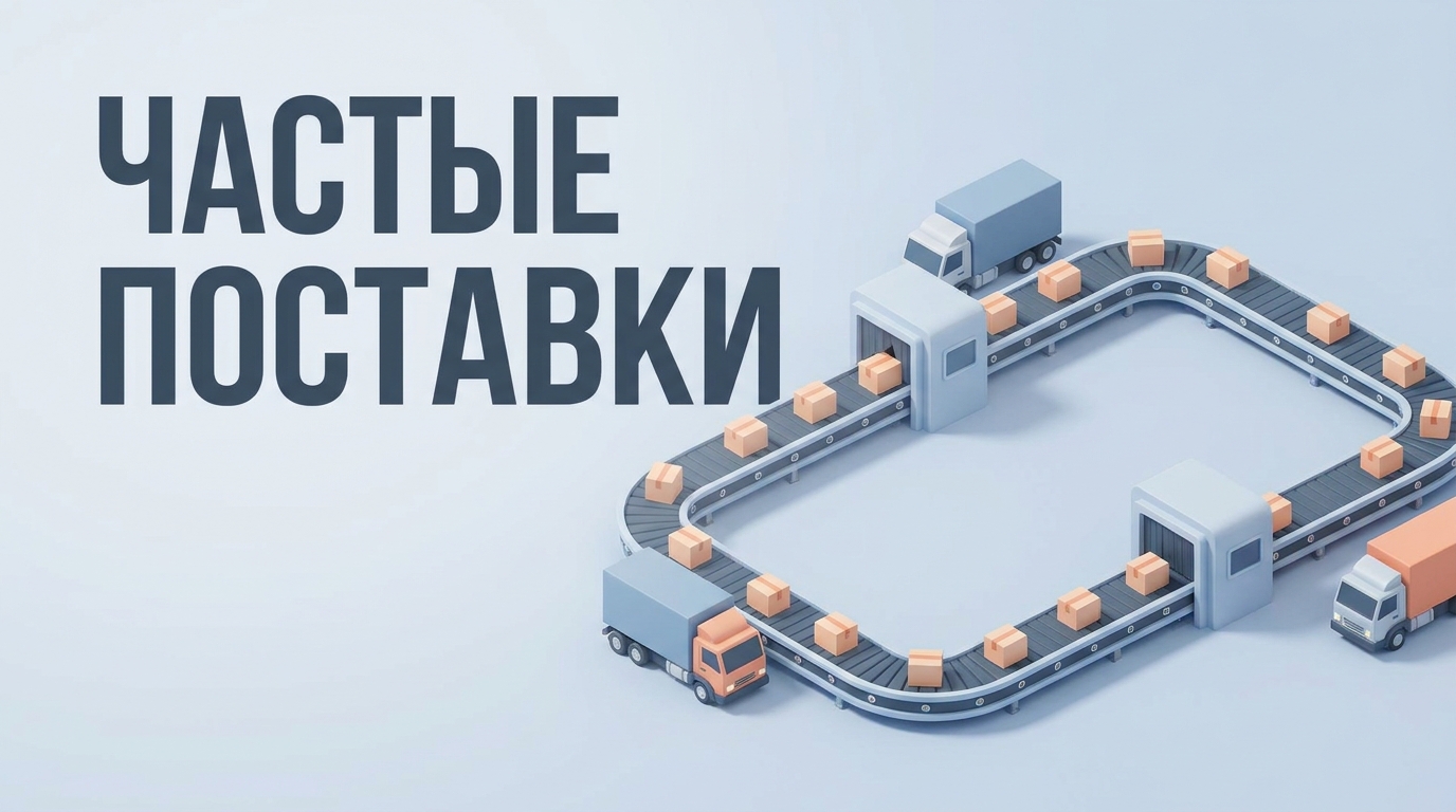 Частые поставки: как снизить дефицит и ускорить оборачиваемость
