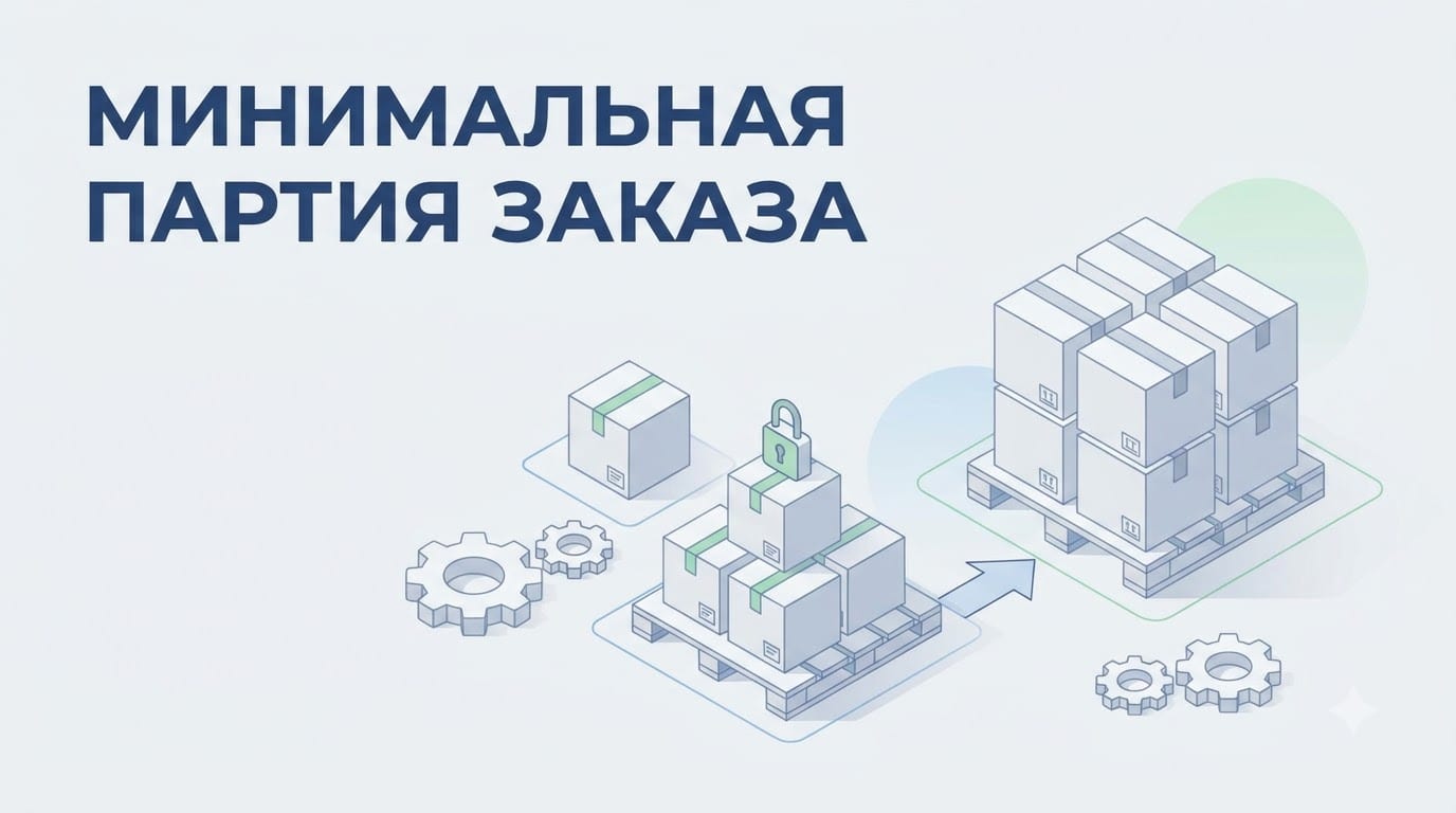 Как учитывать минимальную партию заказа у поставщика в рознице