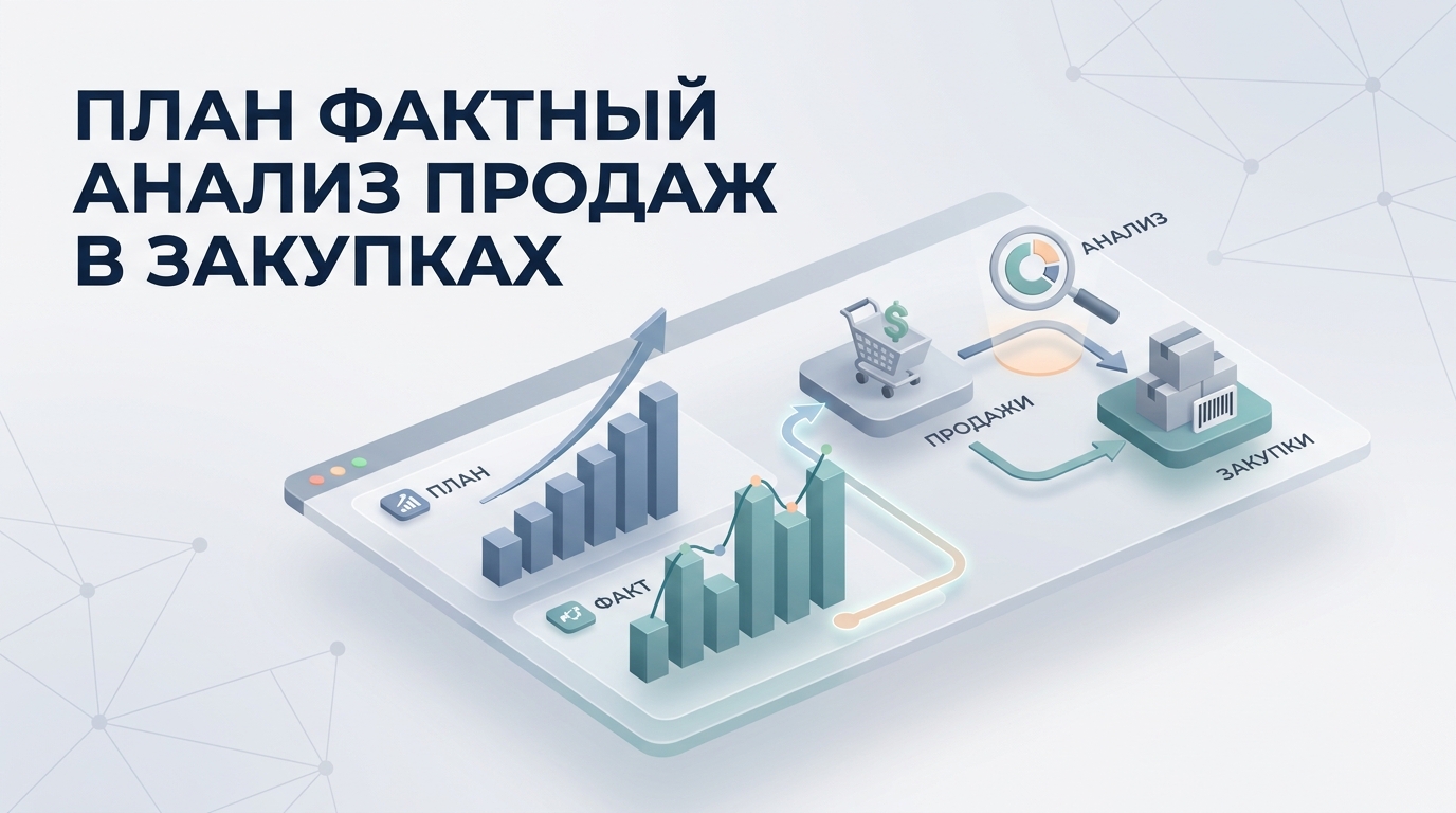 План фактный анализ продаж в закупках: методы и метрики