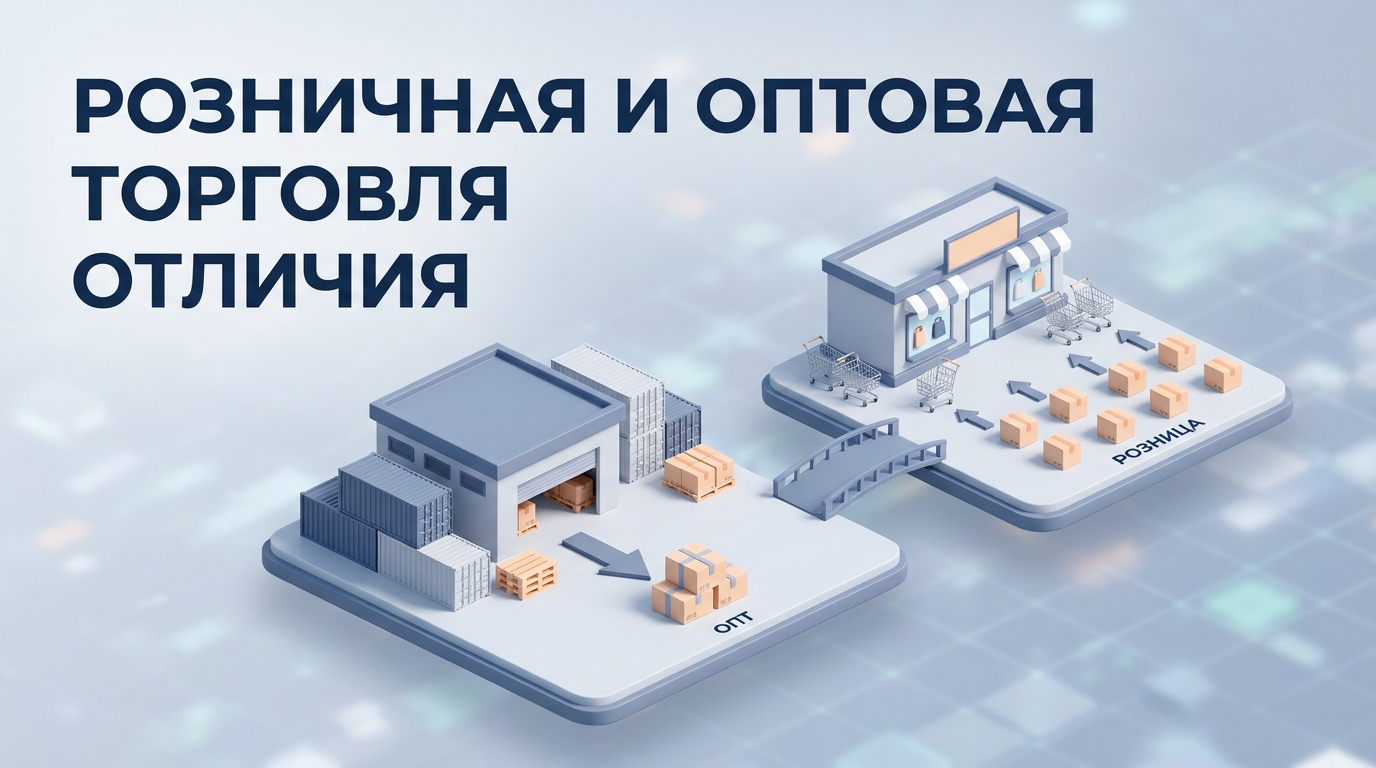 Розничная и оптовая торговля отличия: выбор