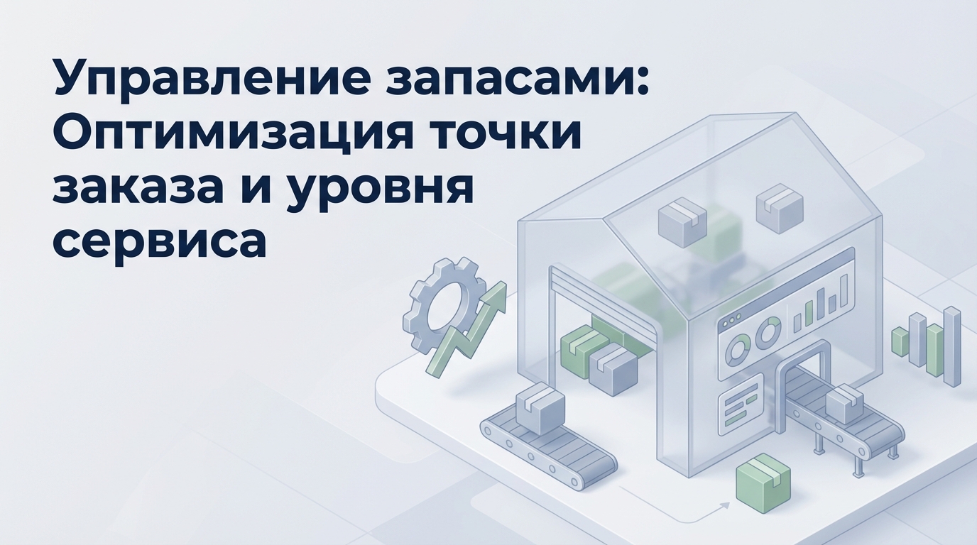 Управление запасами: оптимизация точки заказа и сервиса