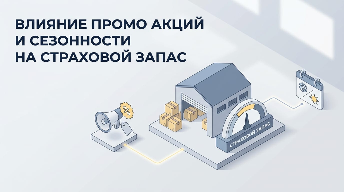Влияние промо акций и сезонности на страховой запас: расчет и управление