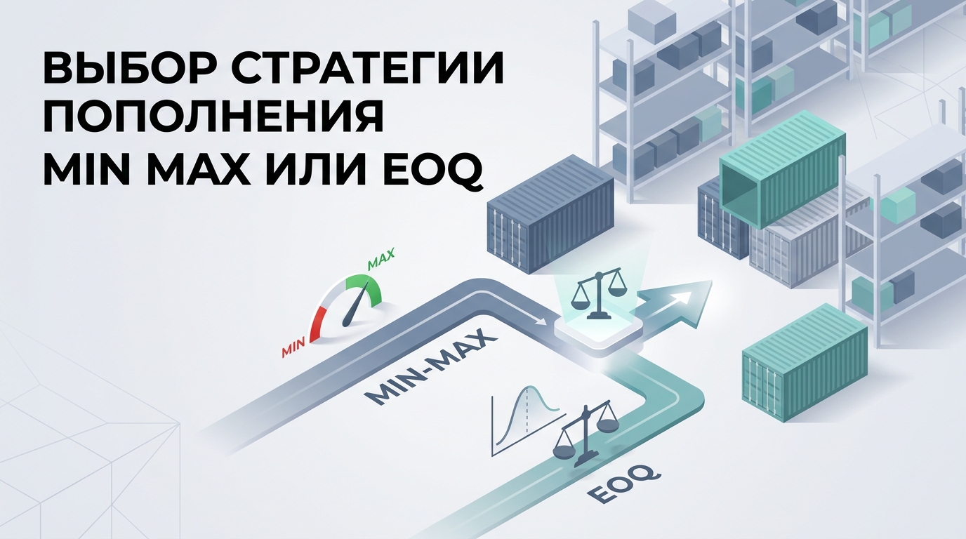Выбор стратегии пополнения: min-max или EOQ в управлении запасами