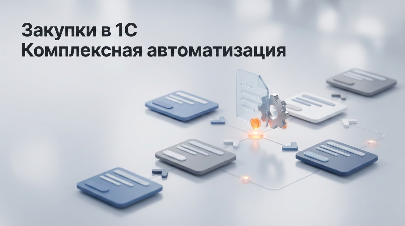 Закупки в 1С Комплексная автоматизация: настройка по этапам